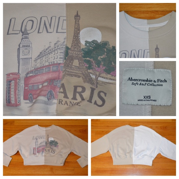 Abercrombie & Fitch Tops - Women’s Abercrombie & Fitch cropped sweatshirt, size XXS